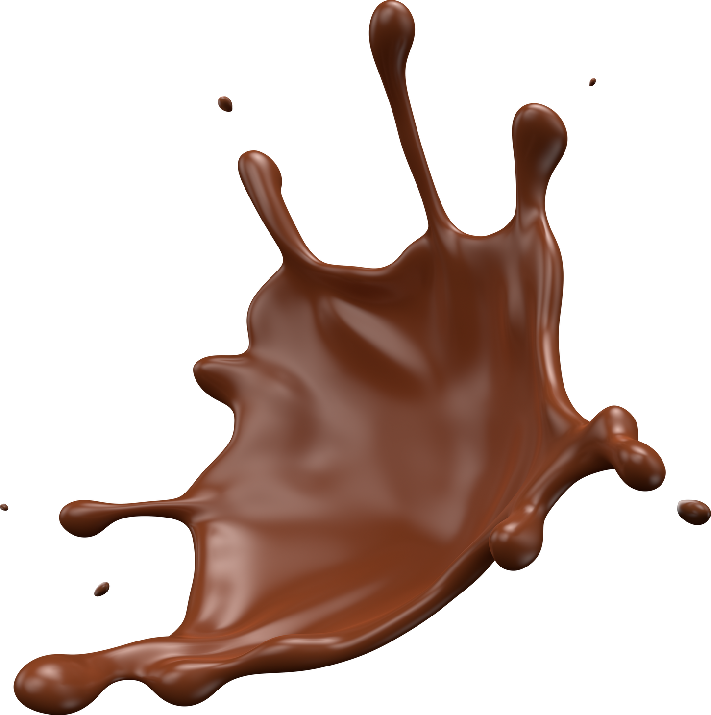 Chocolate Milk Splash 3D Realistic