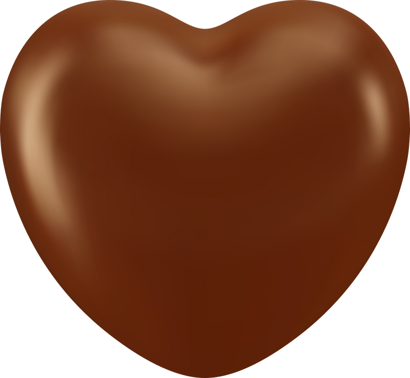 3D Brown Heart Illustration